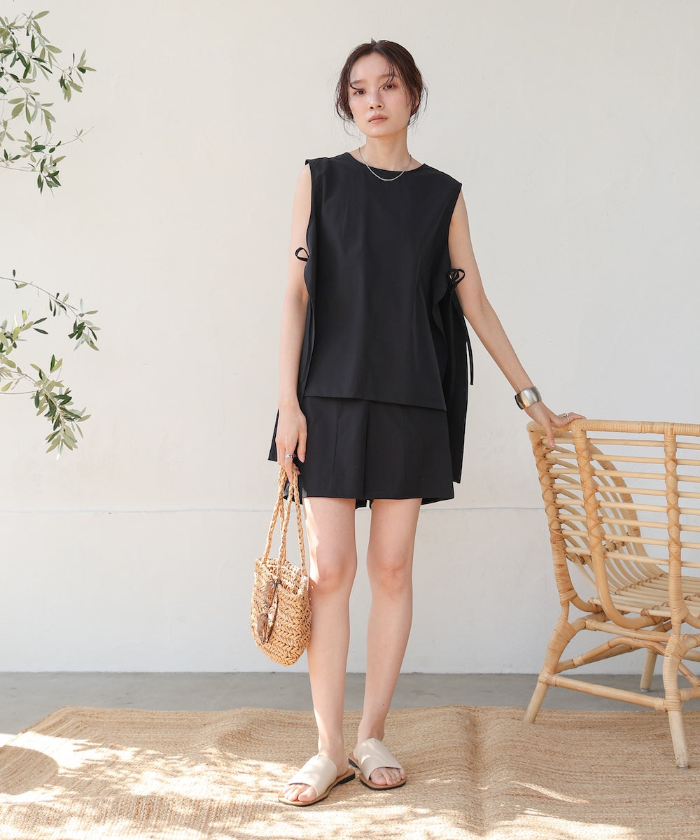 ノースリーブサイドリボンラッシュガード