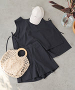 ノースリーブサイドリボンラッシュガード