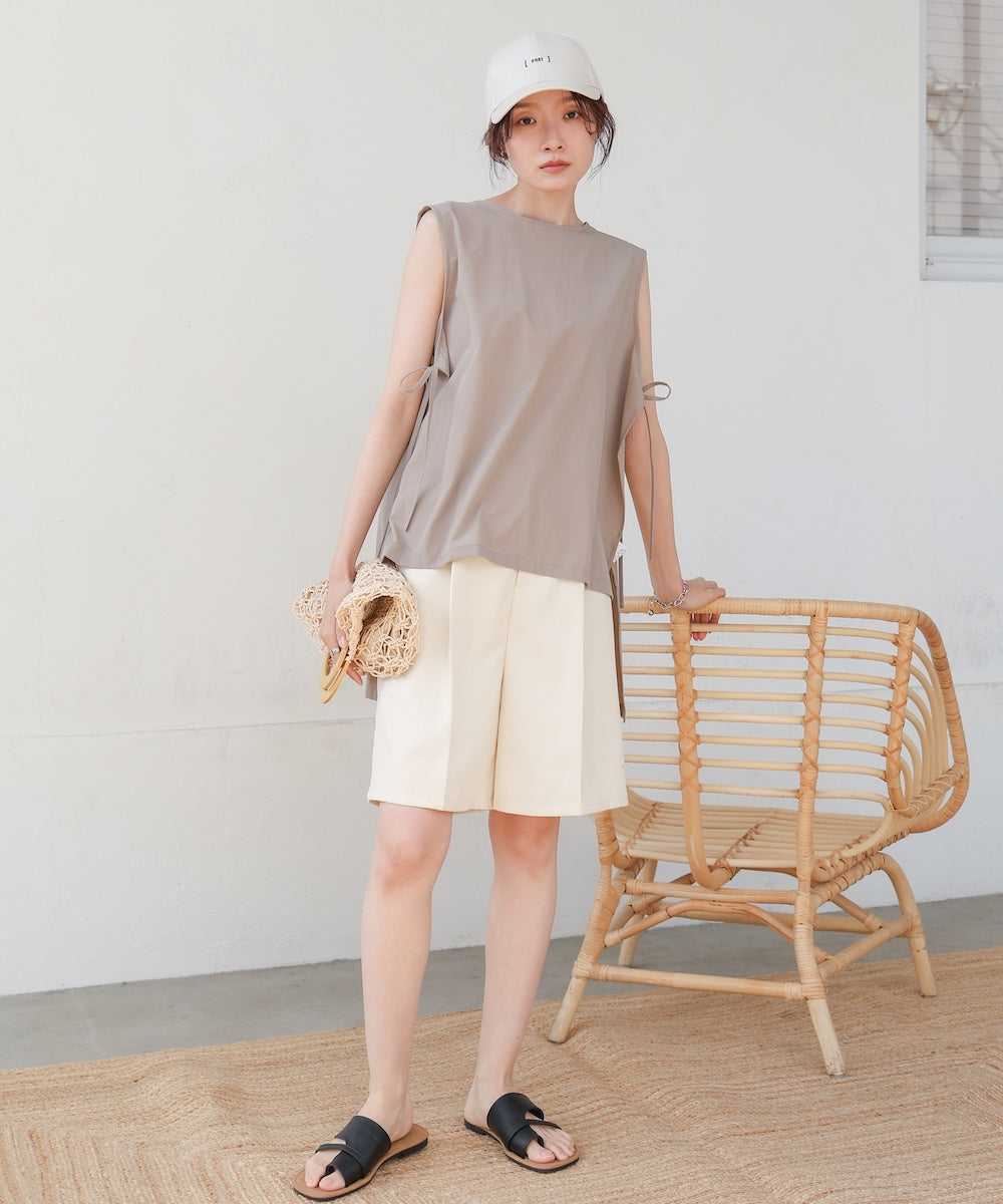 ノースリーブサイドリボンラッシュガード