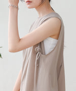 ノースリーブサイドリボンラッシュガード