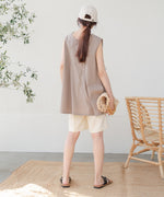 ノースリーブサイドリボンラッシュガード