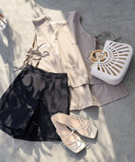 ノースリーブサイドリボンラッシュガード