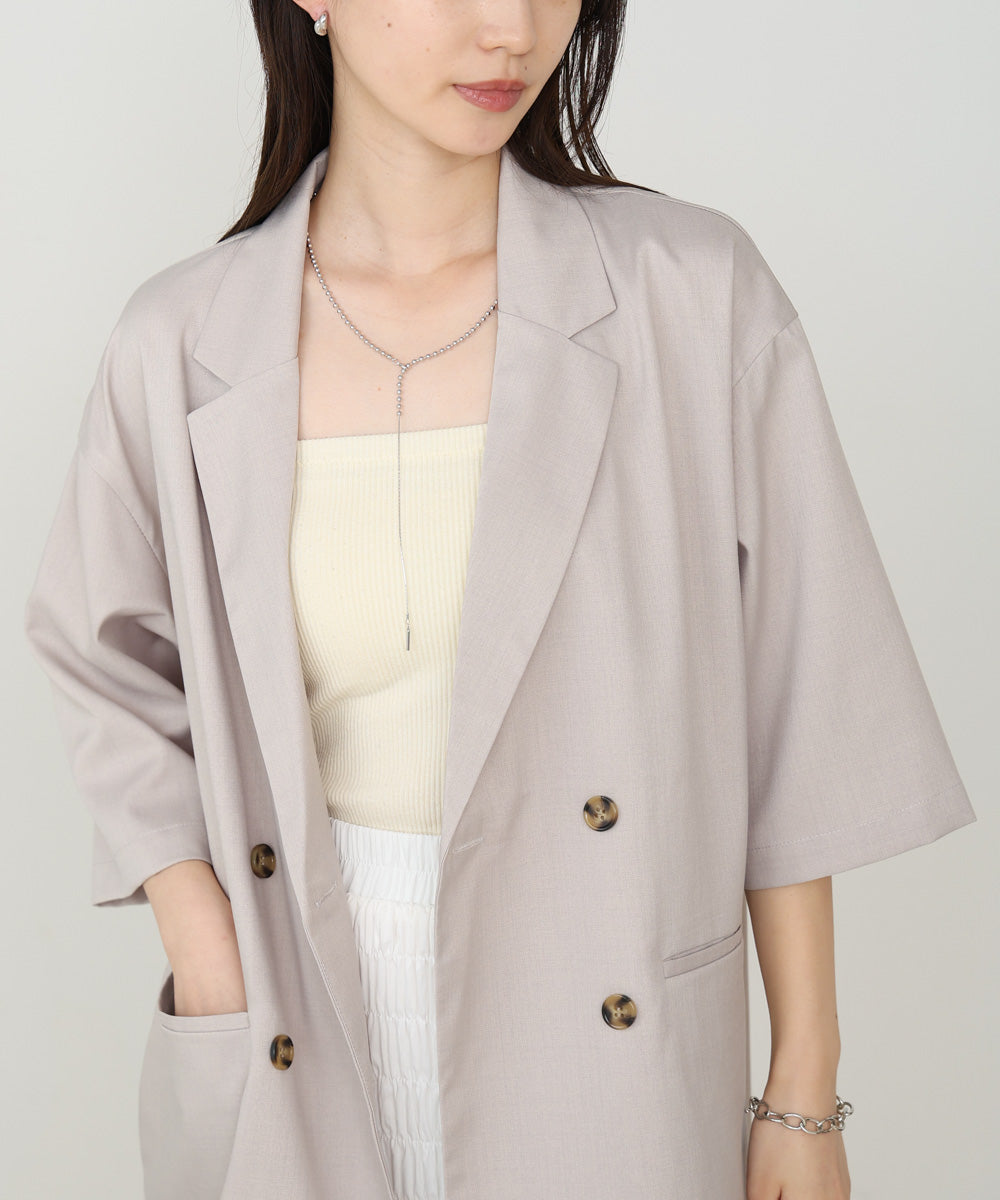 ハーフスリーブダブルテーラージャケット