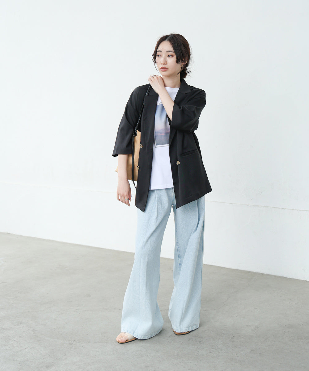 ハーフスリーブダブルテーラージャケット