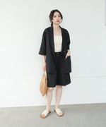 ハーフスリーブダブルテーラージャケット