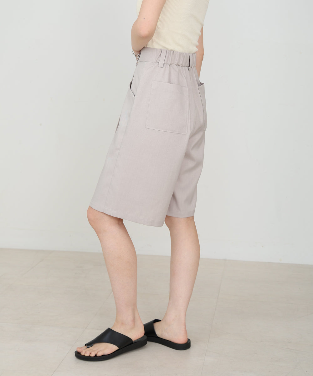 タックデザインハーフパンツ