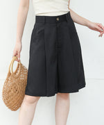 タックデザインハーフパンツ