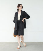 タックデザインハーフパンツ