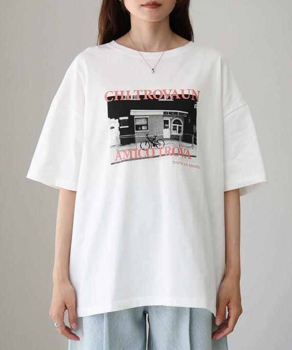 フォトプリントカラーロゴＴシャツ