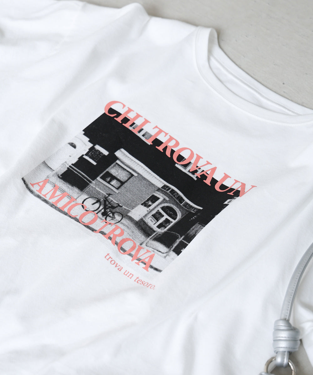 フォトプリントカラーロゴＴシャツ