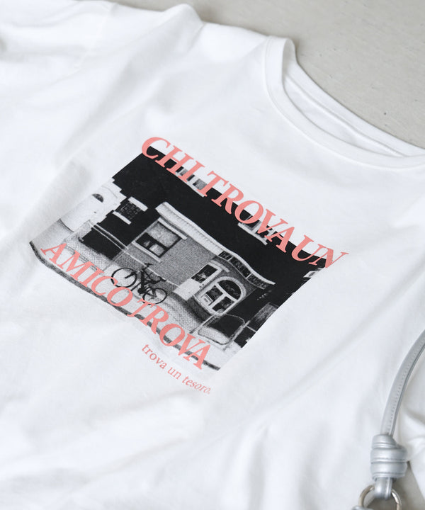 フォトプリントカラーロゴＴシャツ