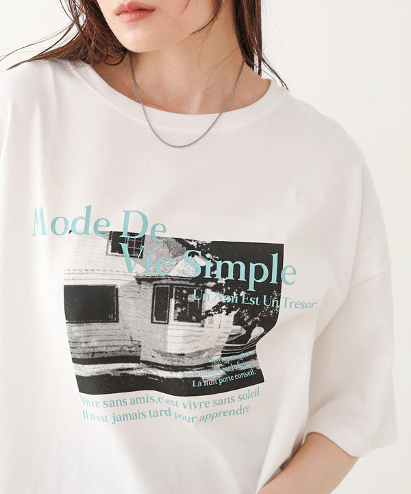 フォトプリントカラーロゴＴシャツ