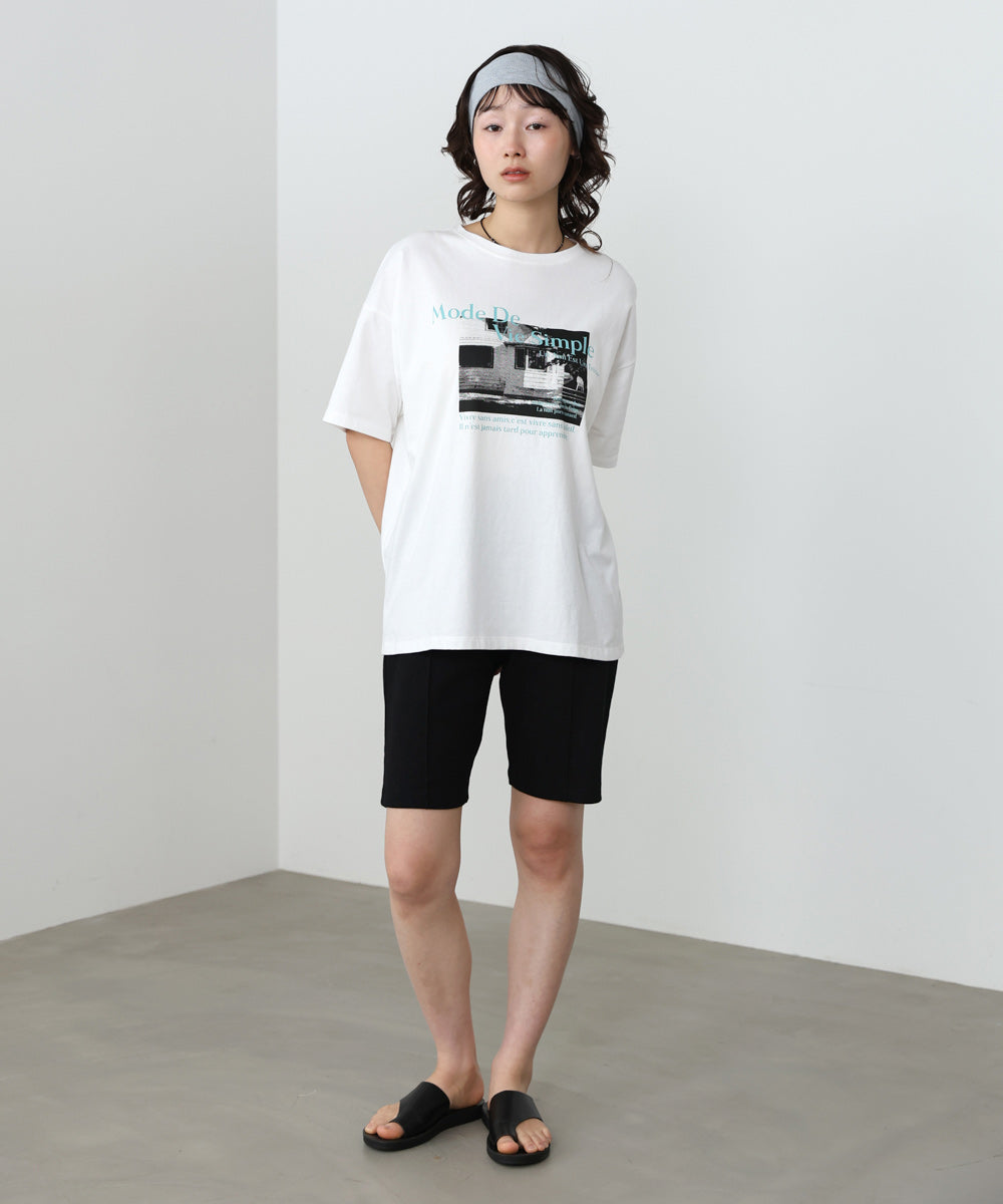 フォトプリントカラーロゴＴシャツ