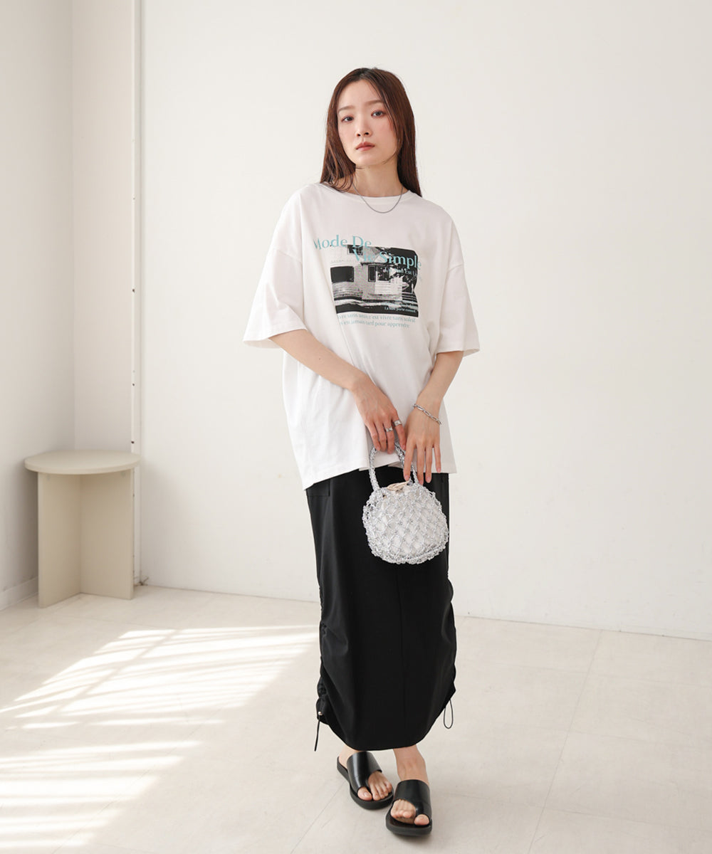 フォトプリントカラーロゴＴシャツ