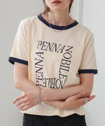 配色リンガーロゴＴシャツ