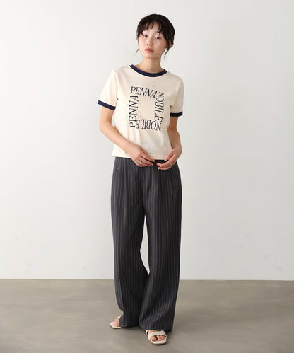配色リンガーロゴＴシャツ