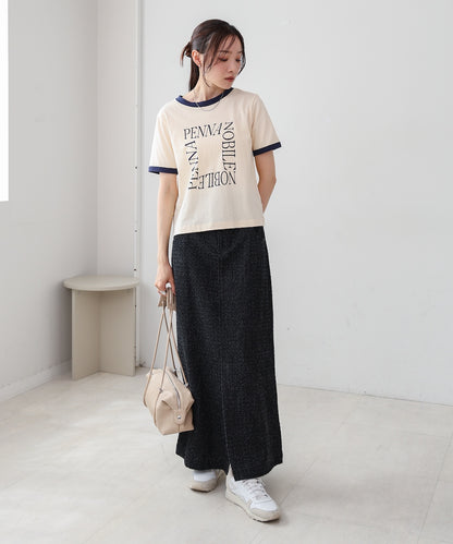 配色リンガーロゴＴシャツ