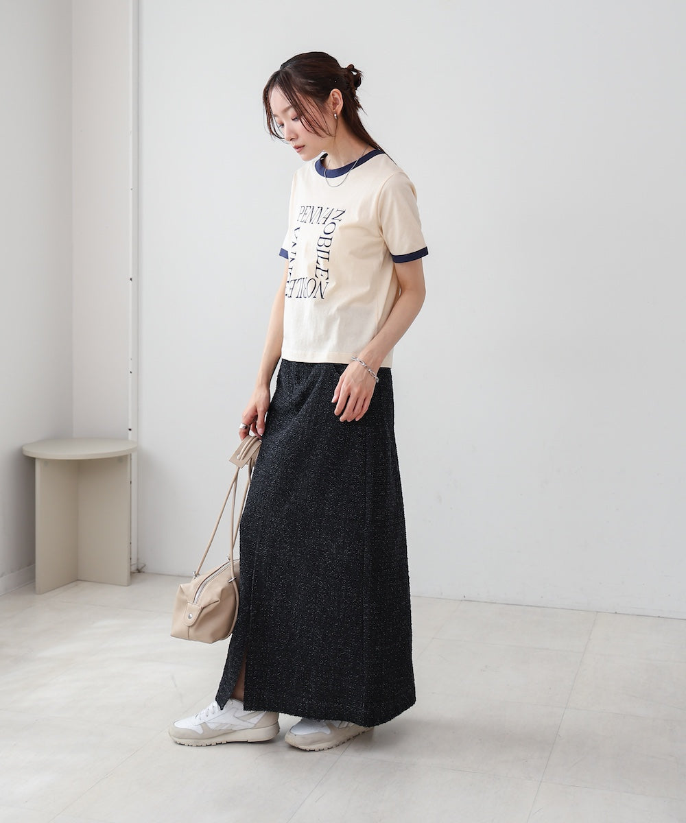 配色リンガーロゴＴシャツ