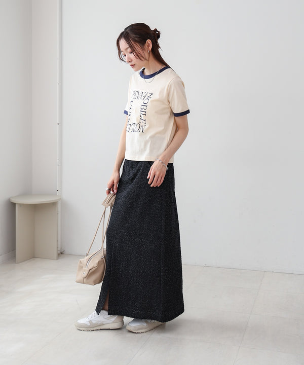 配色リンガーロゴＴシャツ