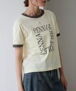 配色リンガーロゴＴシャツ