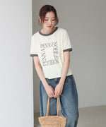 配色リンガーロゴＴシャツ