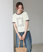 配色リンガーロゴＴシャツ