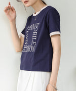 配色リンガーロゴＴシャツ