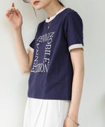 配色リンガーロゴＴシャツ