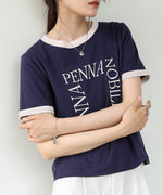 配色リンガーロゴＴシャツ