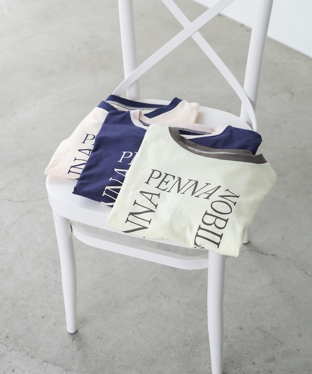 配色リンガーロゴＴシャツ