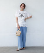 コットンフリルキャミトップス