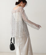 ミックスメッシュニットソートップス