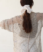 ミックスメッシュニットソートップス