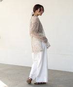 ミックスメッシュニットソートップス