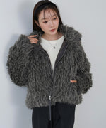 ミックスシープスタンドブルゾン