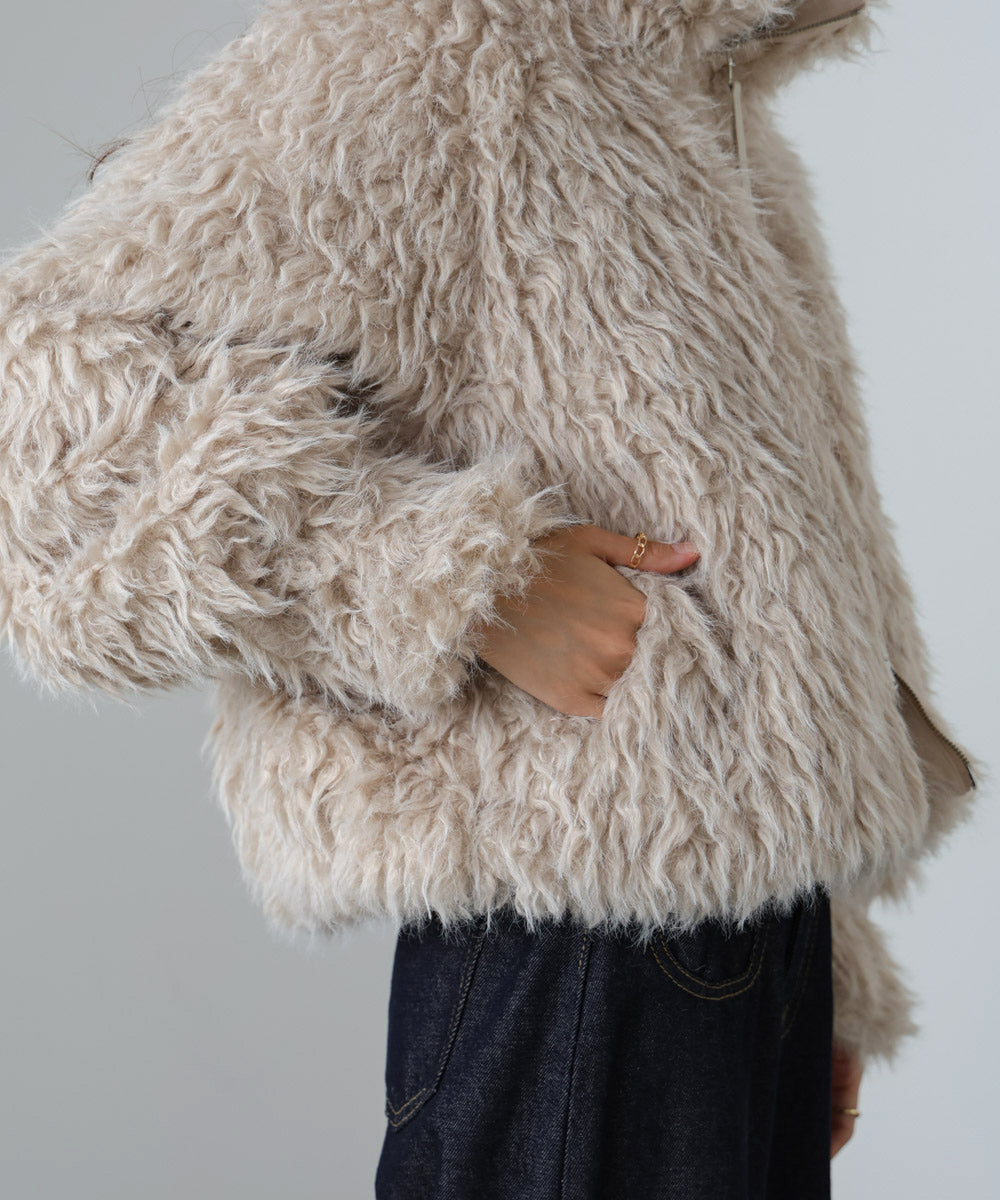 ミックスシープスタンドブルゾン – Bab