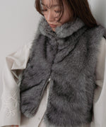 ミックスファーＷジップベスト