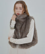 ミックスファーＷジップベスト