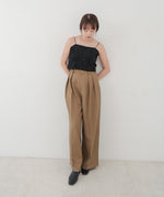 コード刺繍ベロアビスチェ