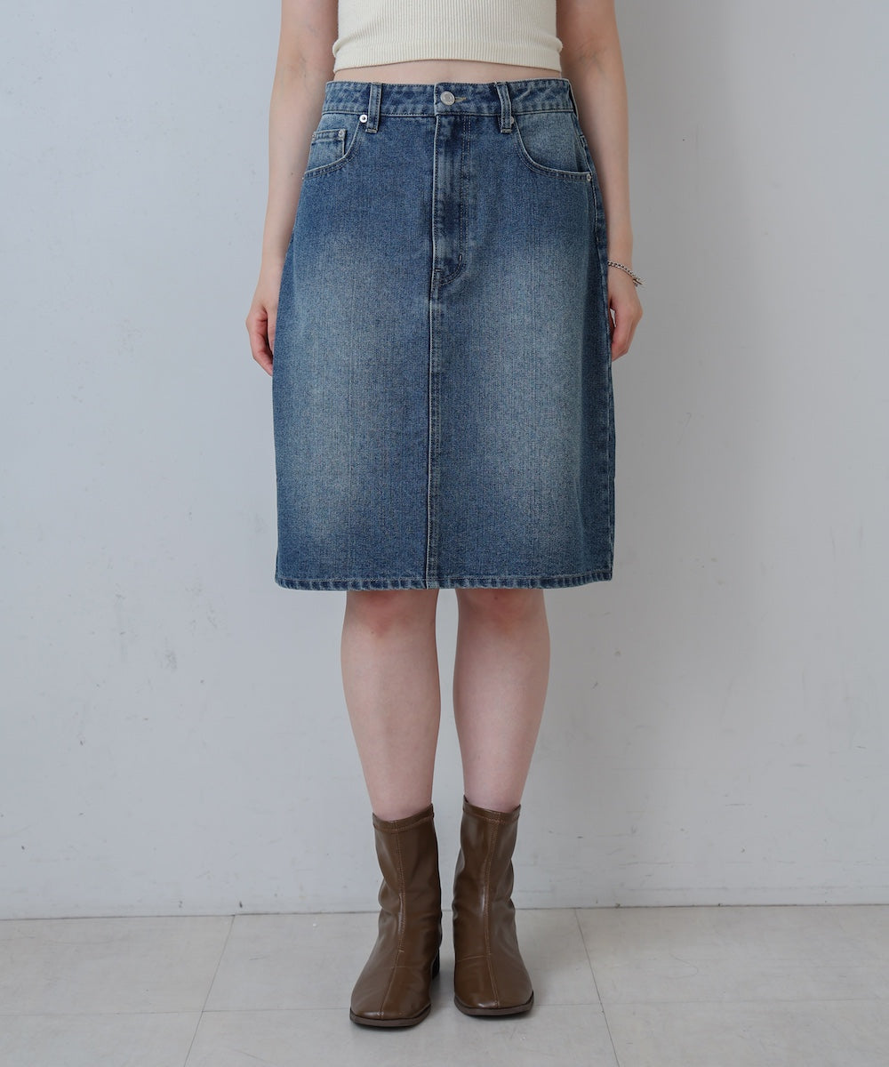 １２ＯＺデニムミディスカート