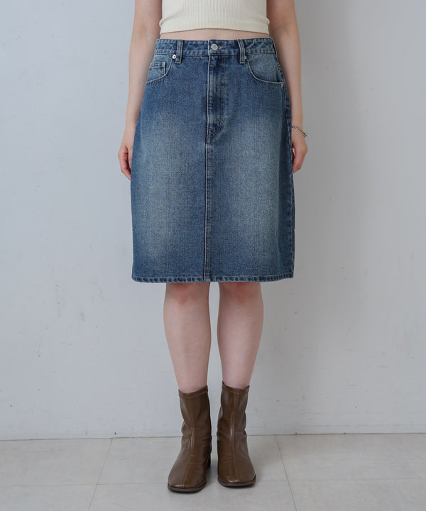 １２ＯＺデニムミディスカート
