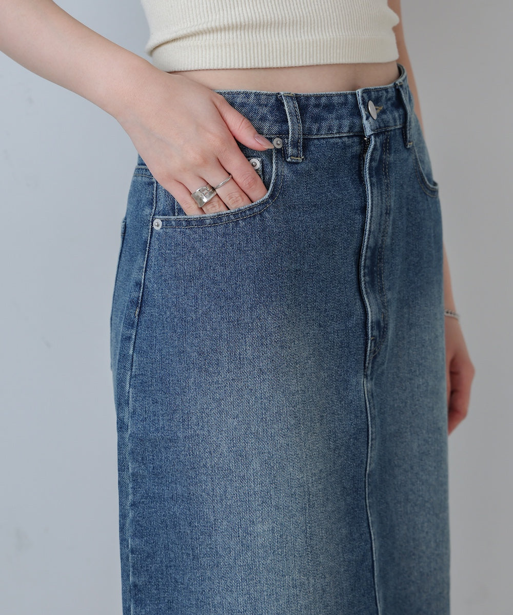 １２ＯＺデニムミディスカート