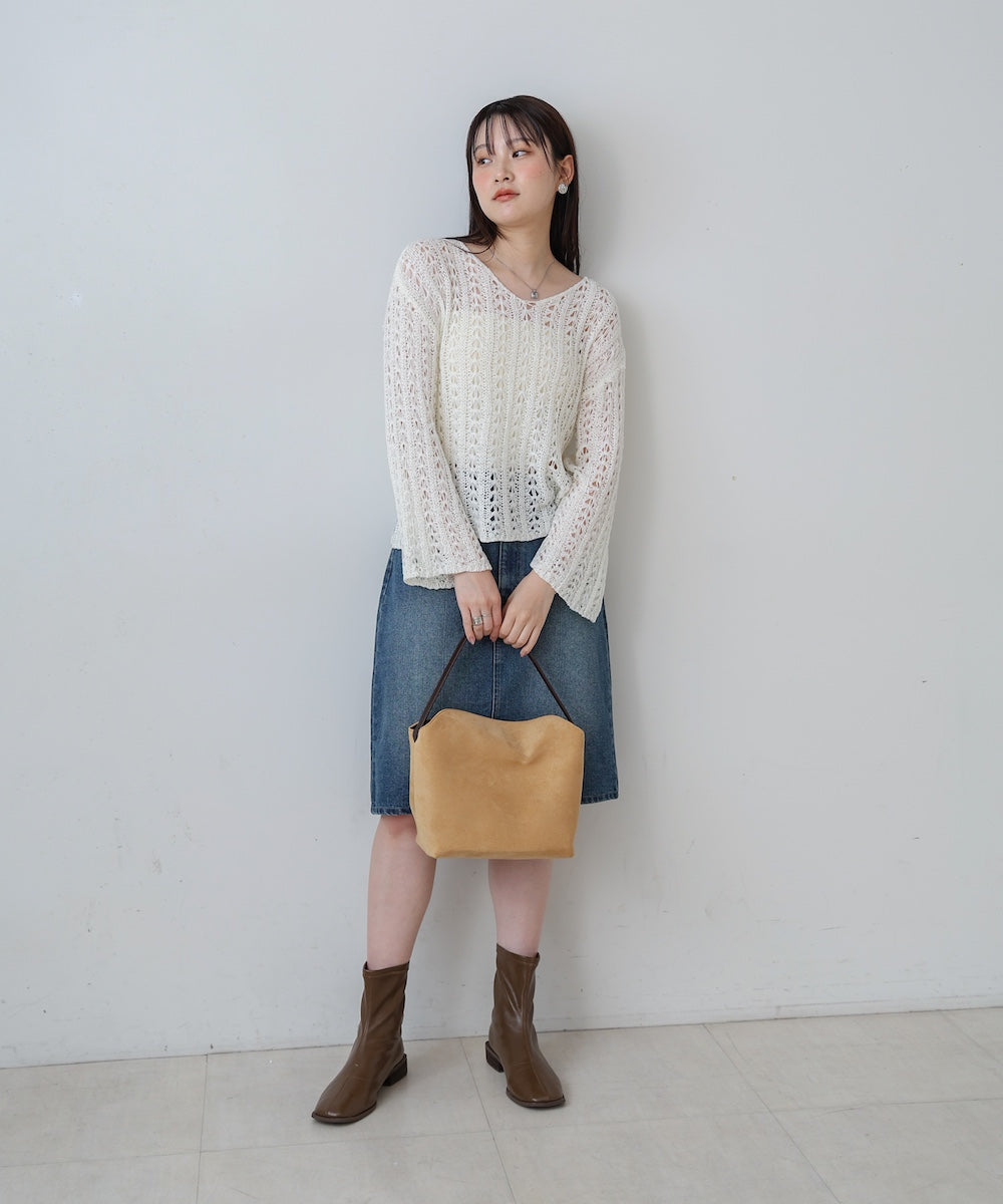 １２ＯＺデニムミディスカート