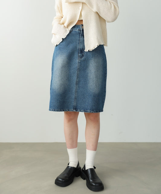 １２ＯＺデニムミディスカート