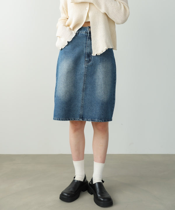 １２ＯＺデニムミディスカート