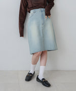 １２ＯＺデニムミディスカート
