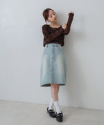 １２ＯＺデニムミディスカート