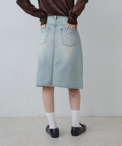 １２ＯＺデニムミディスカート