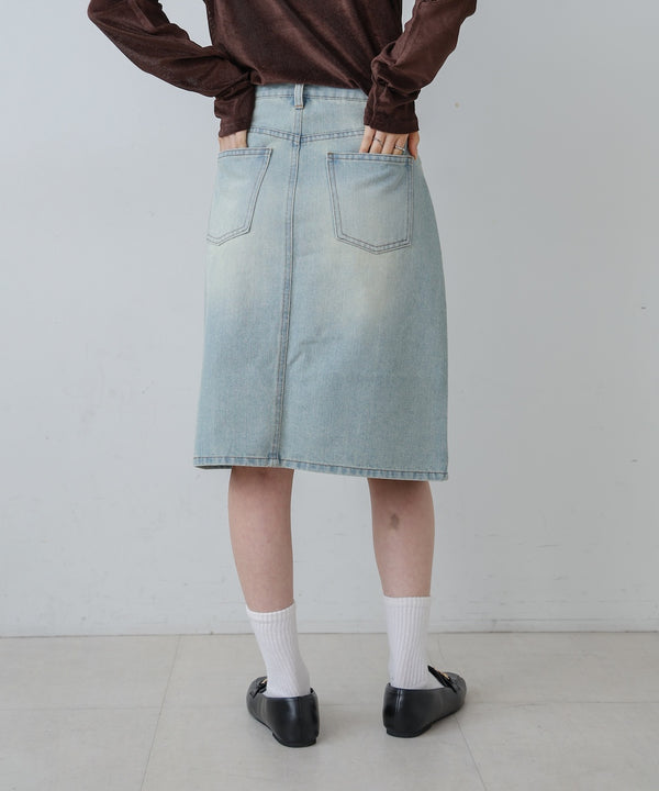 １２ＯＺデニムミディスカート