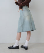 １２ＯＺデニムミディスカート